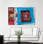 Enthousiasme by Jacques Clement on GIANT ART - blue abstract