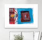 Enthousiasme by Jacques Clement on GIANT ART - red abstract