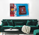 Enthousiasme by Jacques Clement on GIANT ART - blue abstract