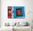 Enthousiasme by Jacques Clement on GIANT ART - blue abstract