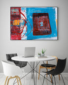 Enthousiasme by Jacques Clement on GIANT ART - blue abstract