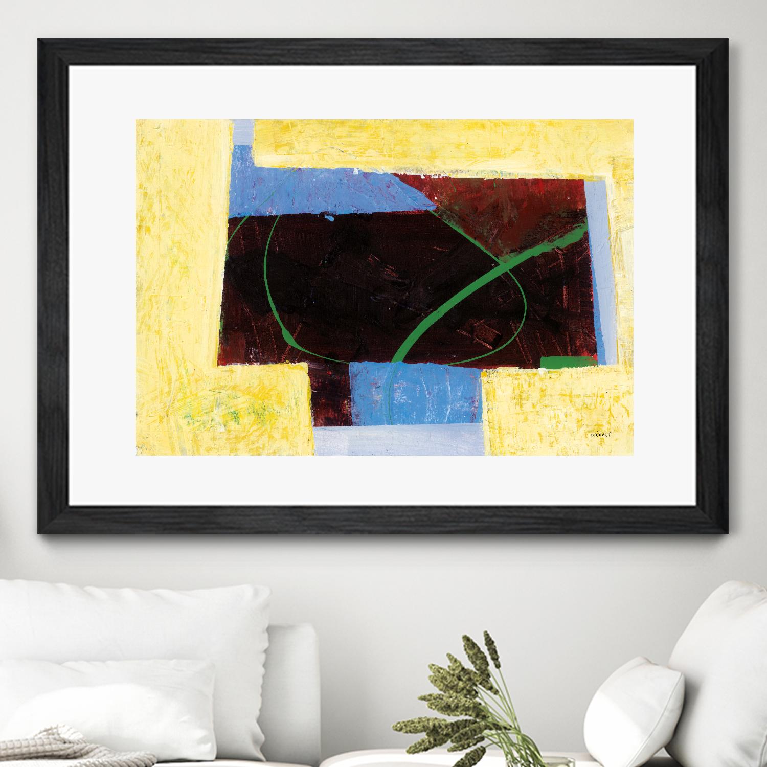 Égaiement 2 by Jacques Clement on GIANT ART - red abstract