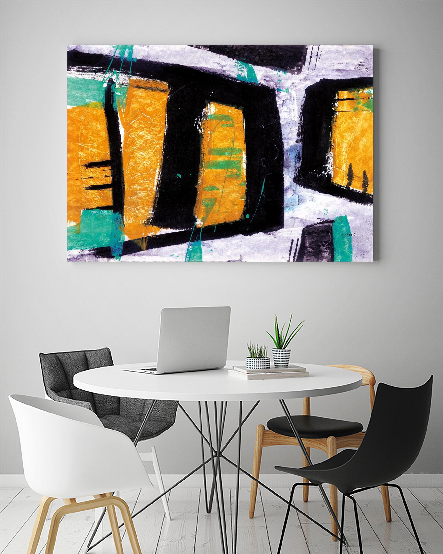 Suave by Jacques Clement on GIANT ART - green abstract