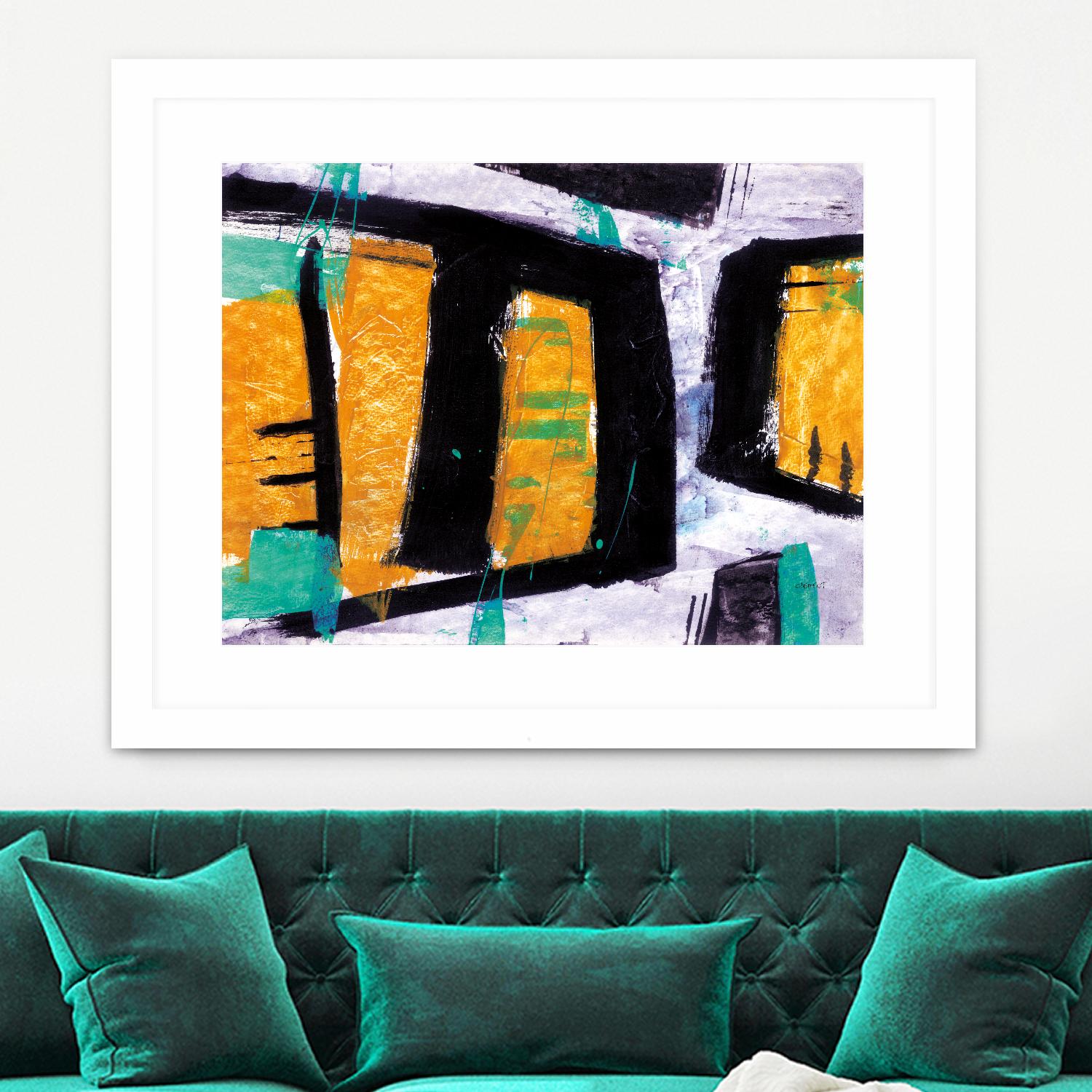 Suave by Jacques Clement on GIANT ART - green abstract