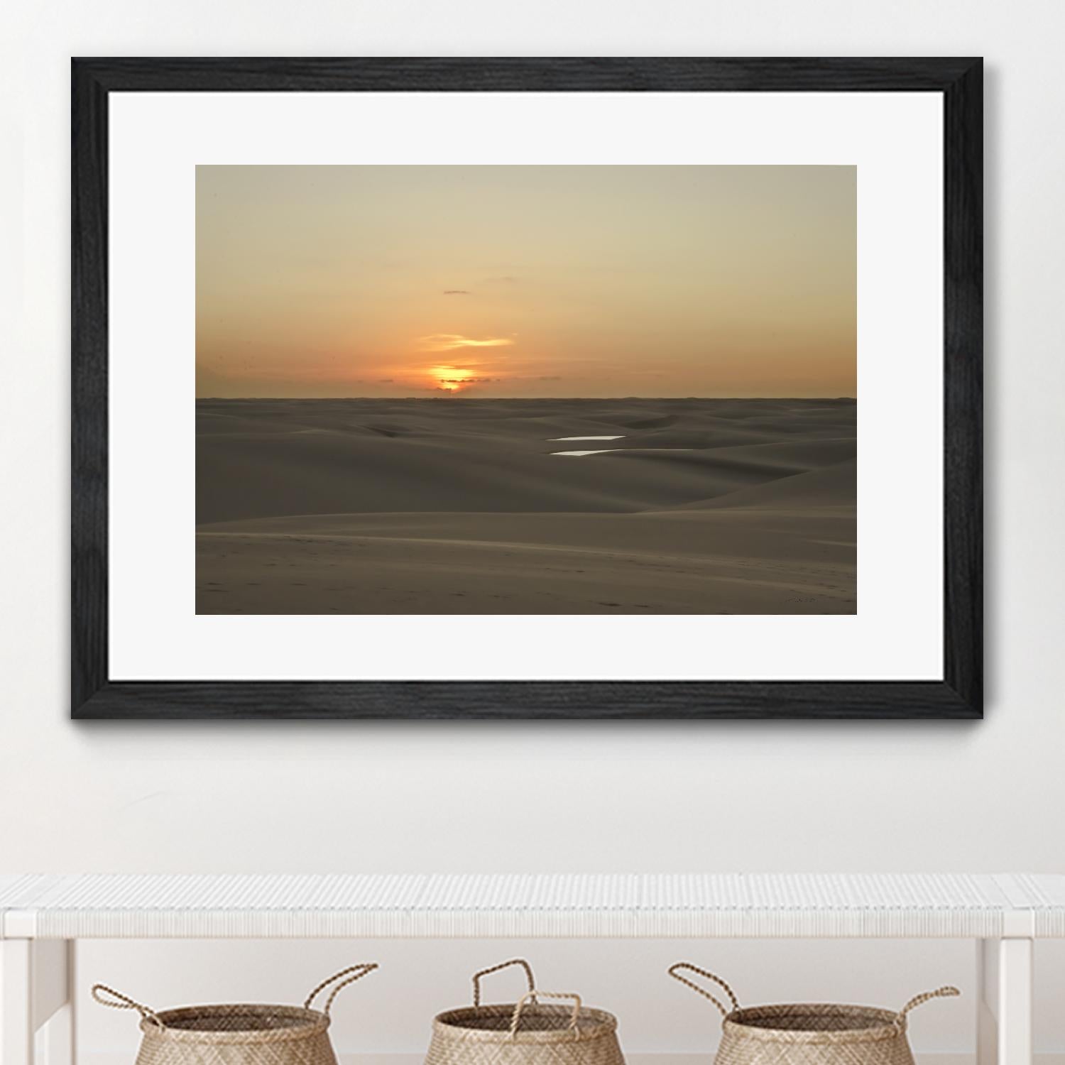Pink by Daniel Stanford on GIANT ART - orange landscape sand