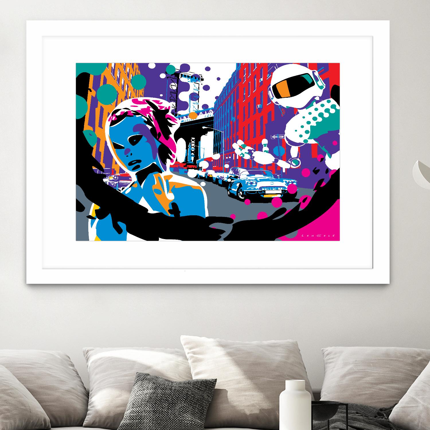 Brooklyn by Ray Lengelé on GIANT ART - red street art robot