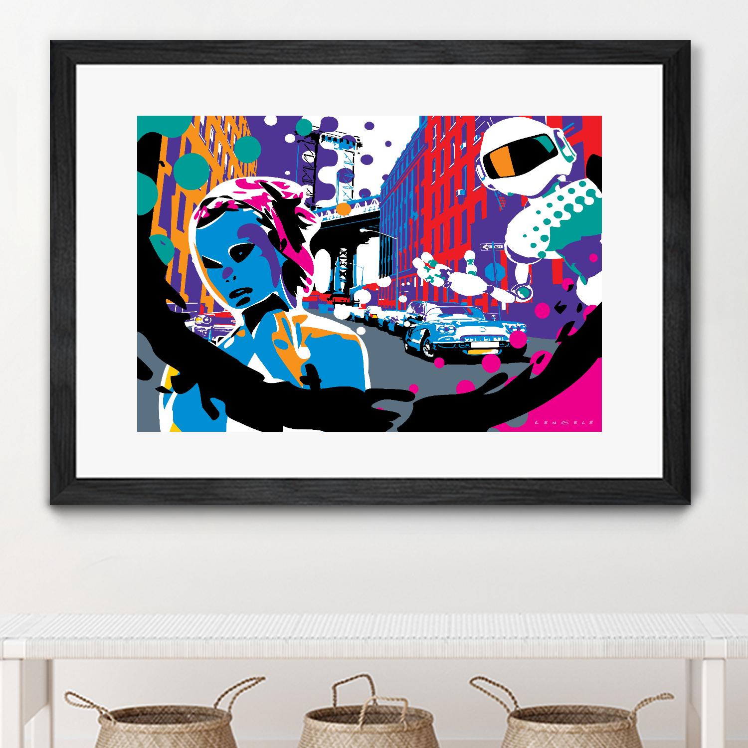 Brooklyn by Ray Lengelé on GIANT ART - red street art robot