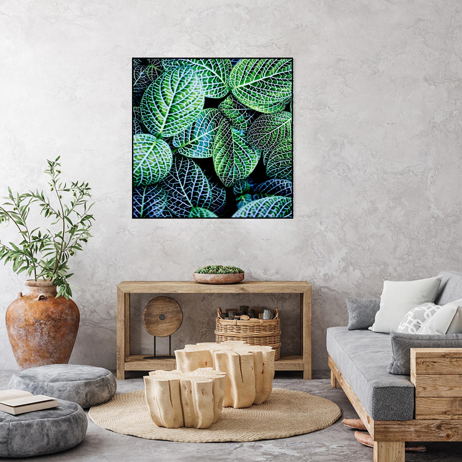 Leaf VIII by Peter Morneau on GIANT ART - white botany