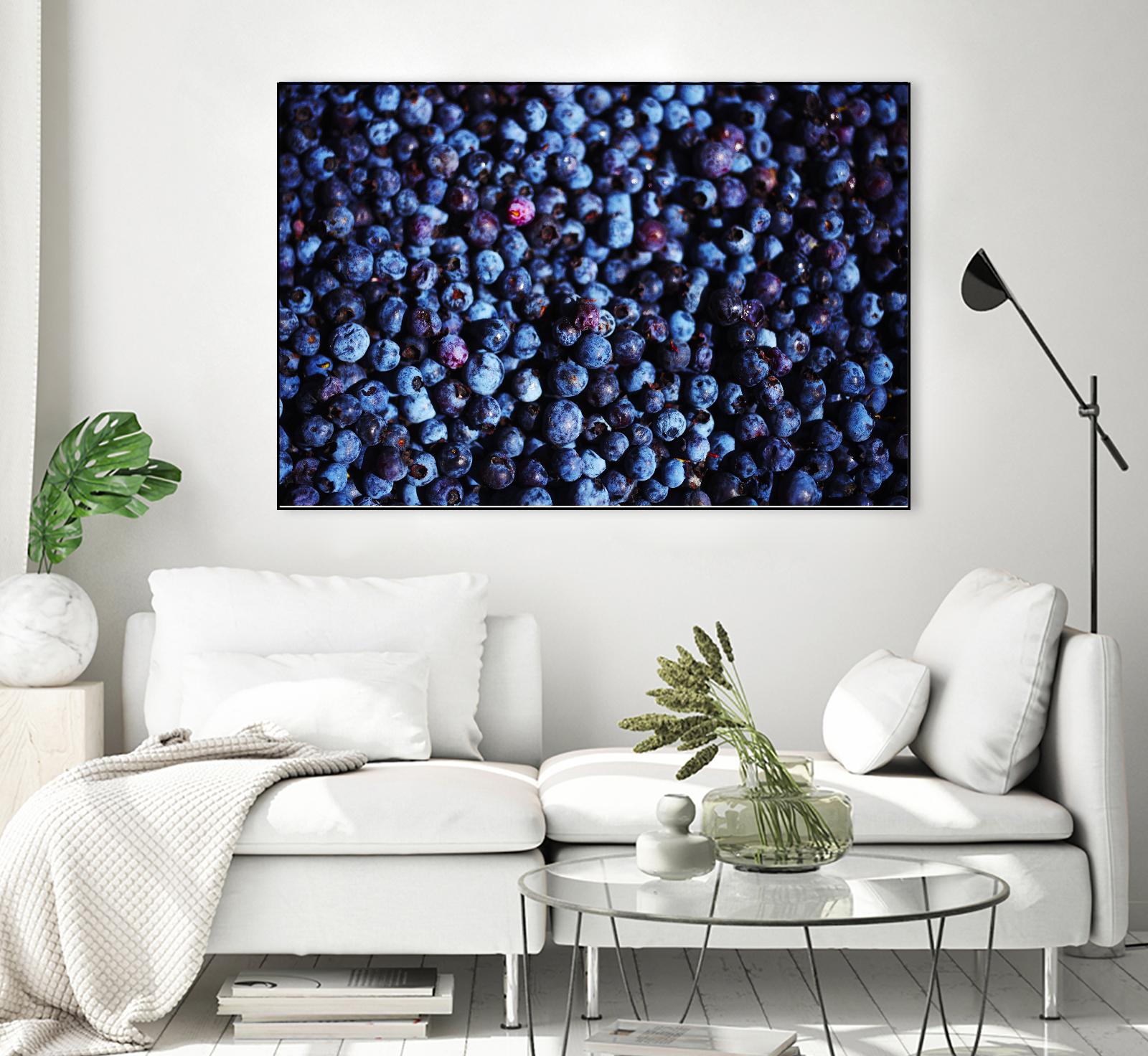 Blueberries II by Peter Morneau on GIANT ART - blue photo art