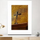Cross by Peter Morneau on GIANT ART - yellow photo art