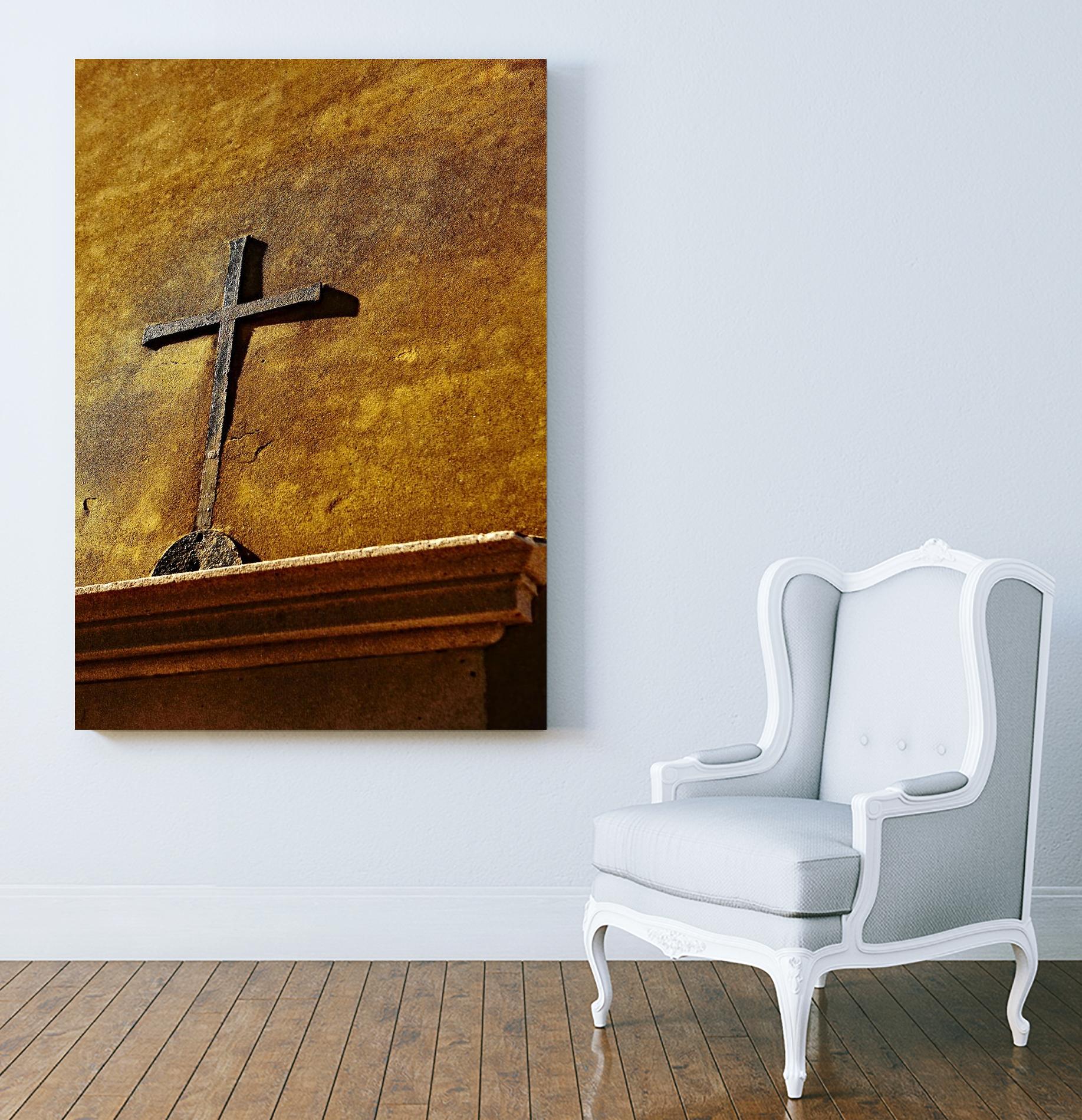 Cross by Peter Morneau on GIANT ART - yellow photo art