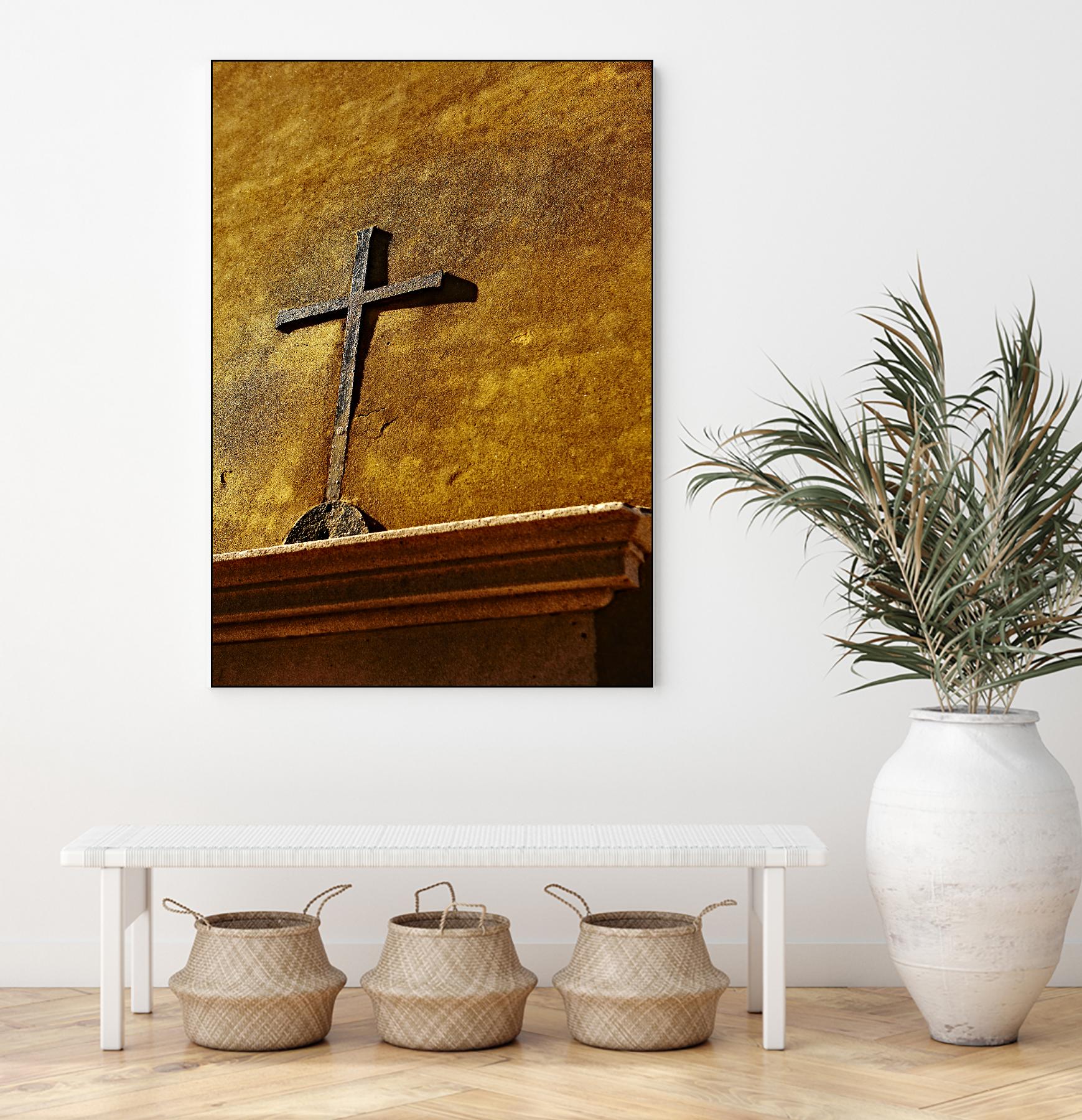 Cross by Peter Morneau on GIANT ART - yellow photo art