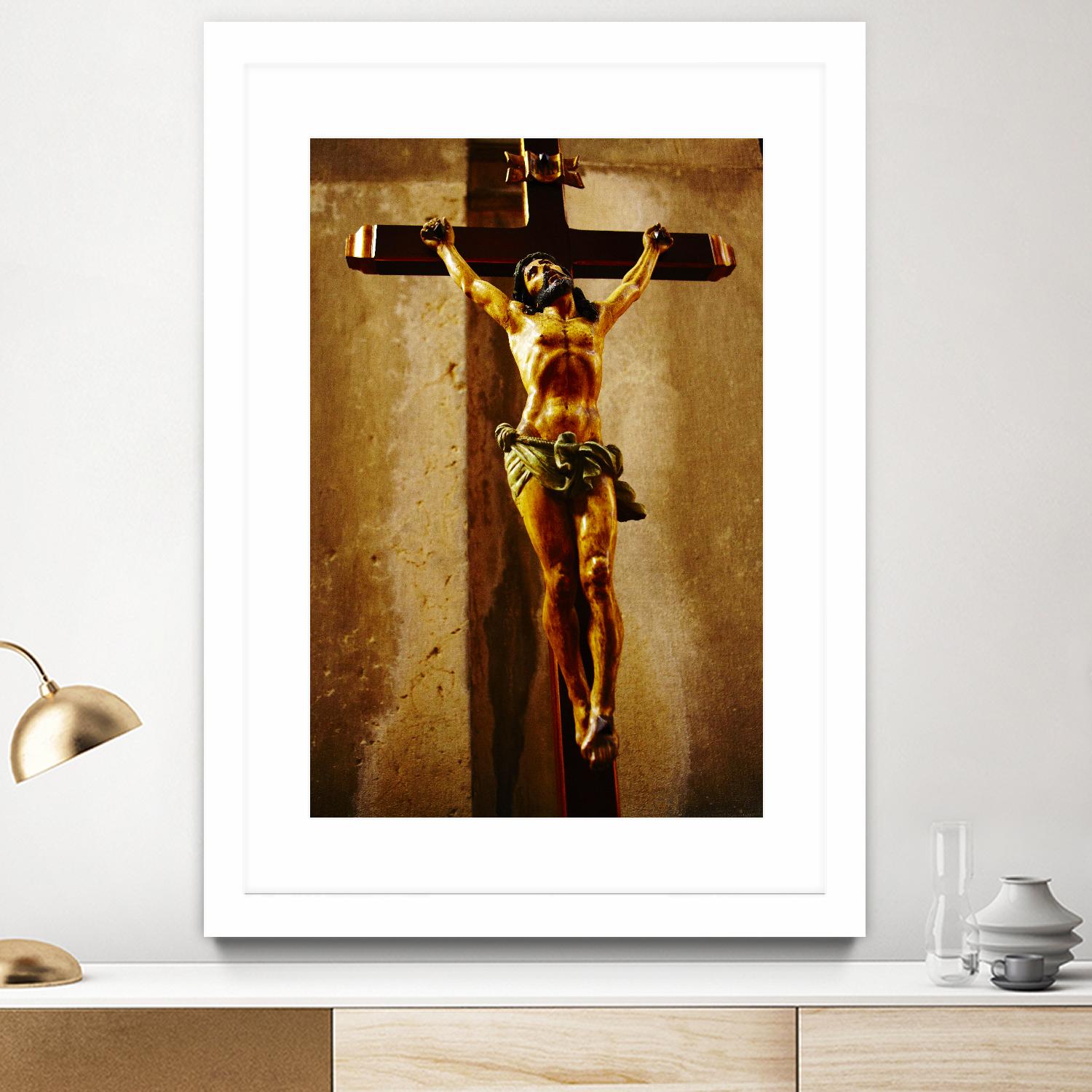 Cross II by Peter Morneau on GIANT ART - brown photo art