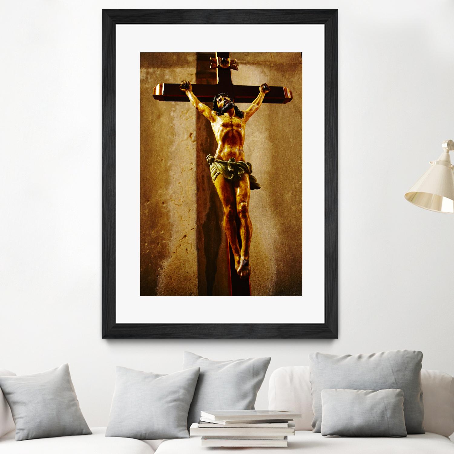 Cross II by Peter Morneau on GIANT ART - brown photo art