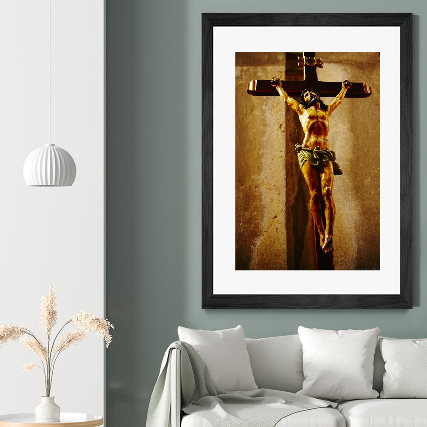 Cross II by Peter Morneau on GIANT ART - brown photo art