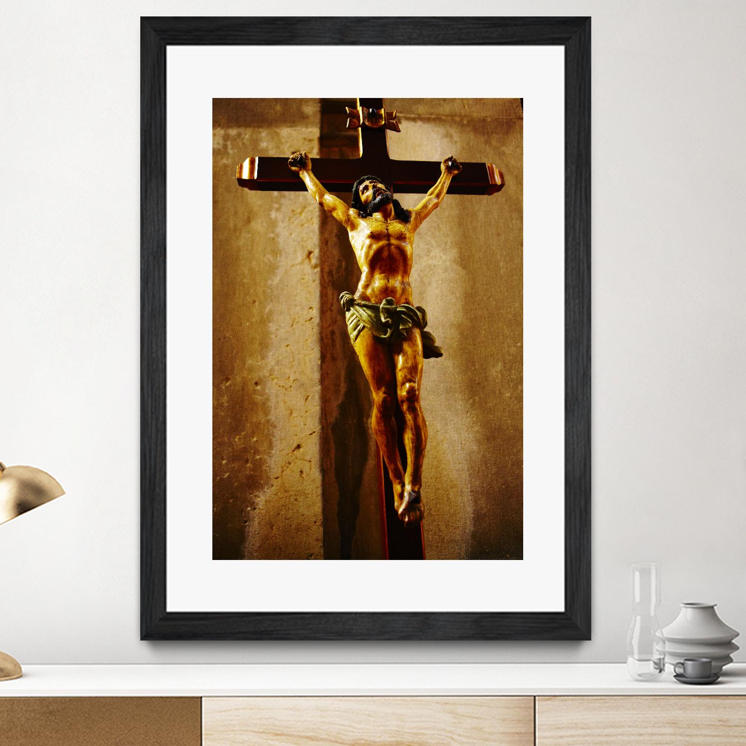 Cross II by Peter Morneau on GIANT ART - brown photo art