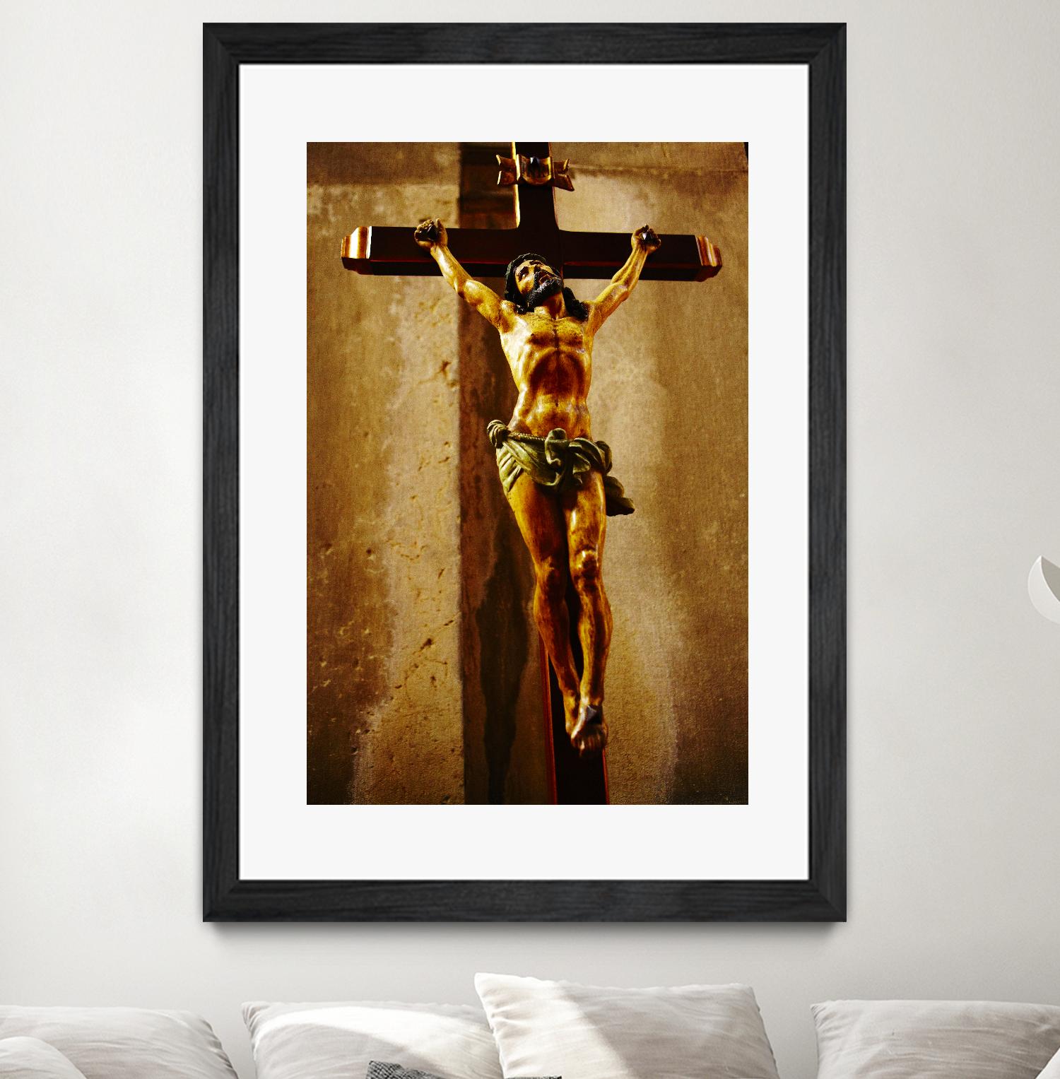 Cross II by Peter Morneau on GIANT ART - brown photo art