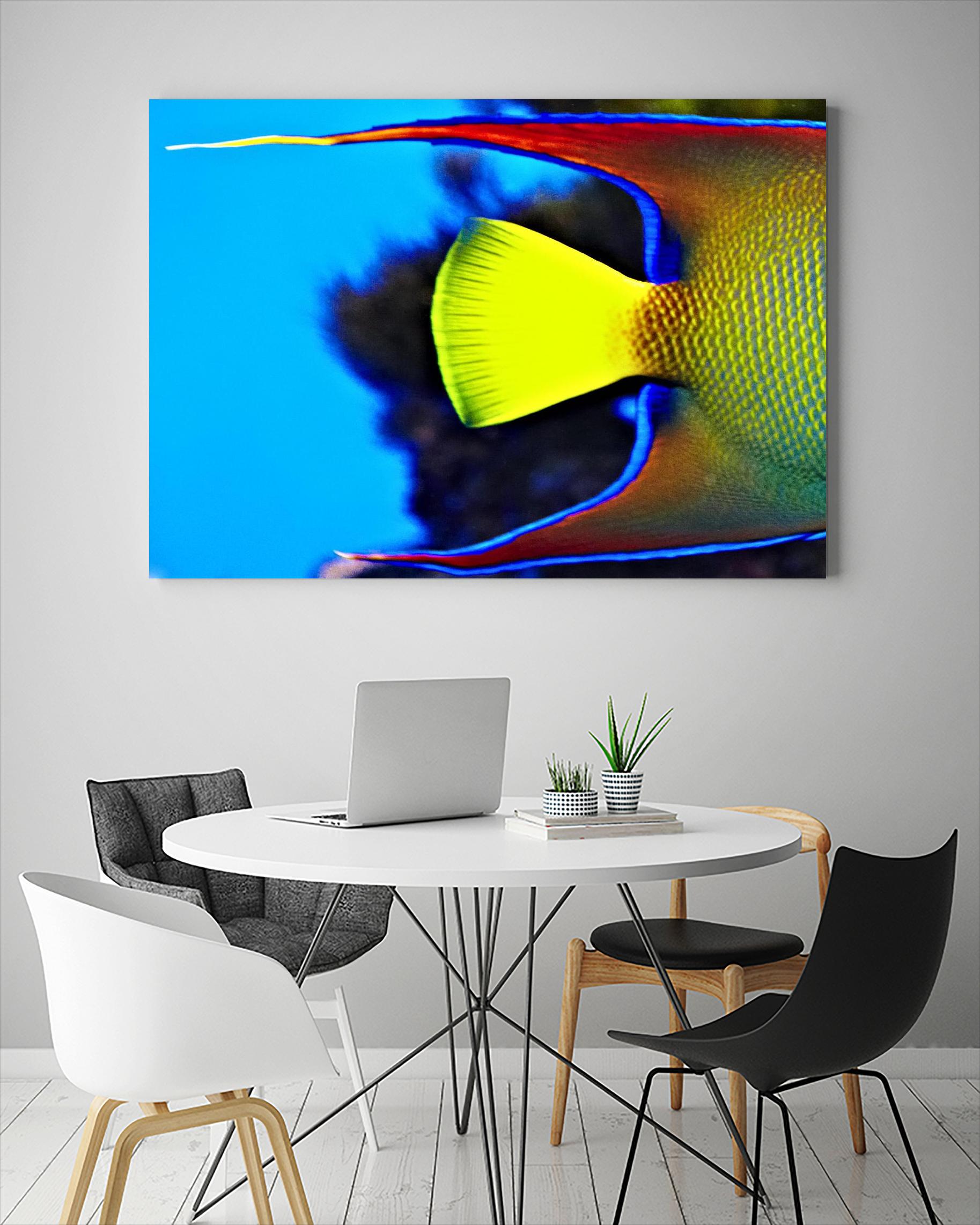 Yellow Fish by Peter Morneau on GIANT ART - yellow photo art