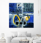 À déglacer by Sylvie Cloutier on GIANT ART - yellow abstract