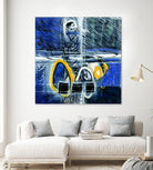 À déglacer by Sylvie Cloutier on GIANT ART - yellow abstract