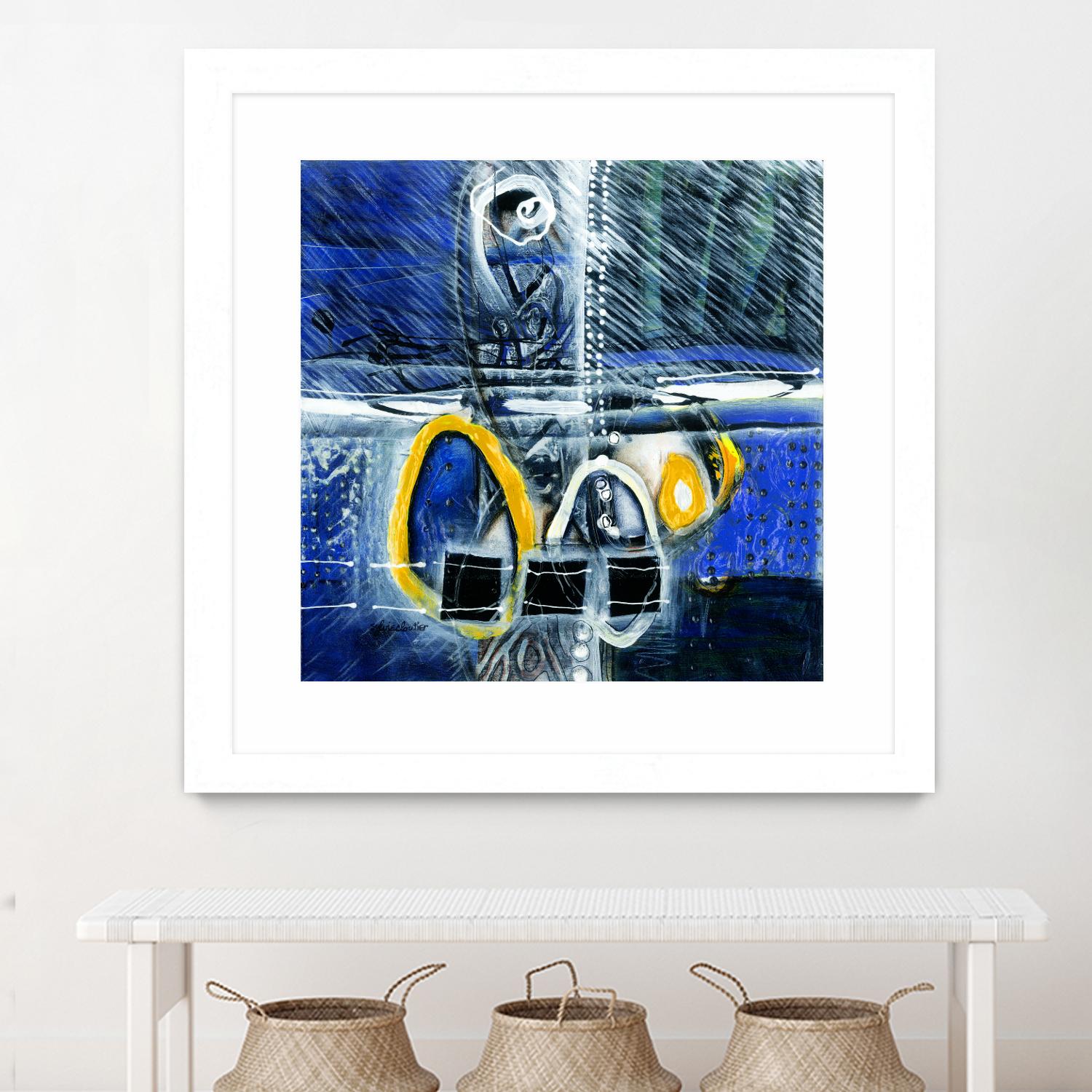 À déglacer by Sylvie Cloutier on GIANT ART - yellow abstract