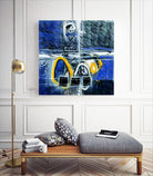 À déglacer by Sylvie Cloutier on GIANT ART - blue abstract