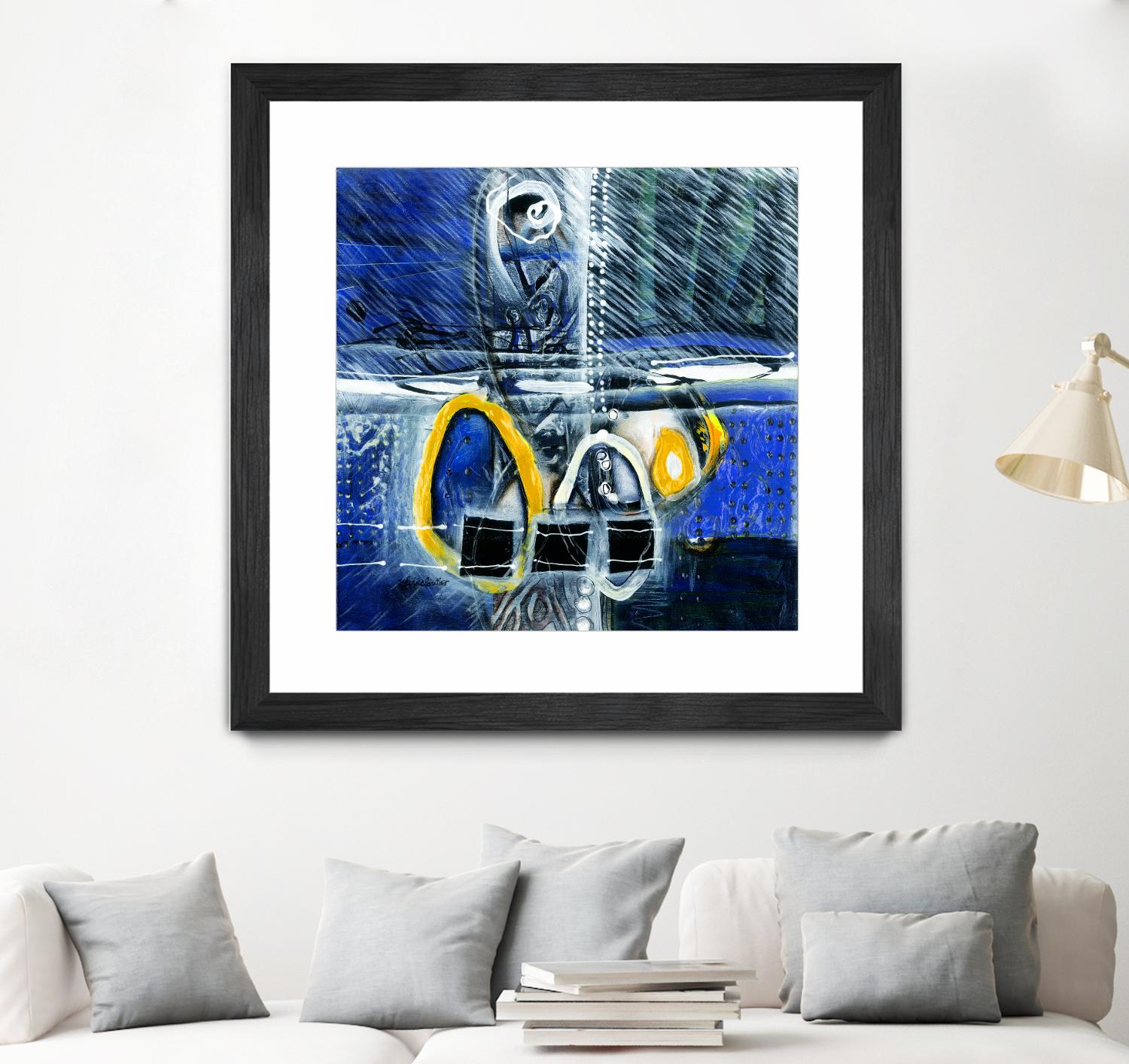 À déglacer by Sylvie Cloutier on GIANT ART - yellow abstract