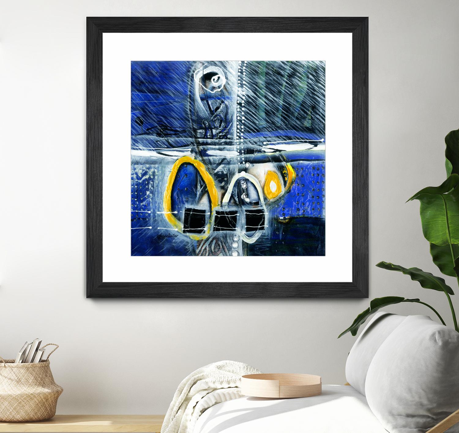 À déglacer by Sylvie Cloutier on GIANT ART - yellow abstract