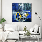 À déglacer by Sylvie Cloutier on GIANT ART - yellow abstract