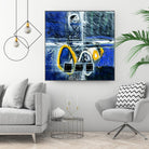 À déglacer by Sylvie Cloutier on GIANT ART - yellow abstract