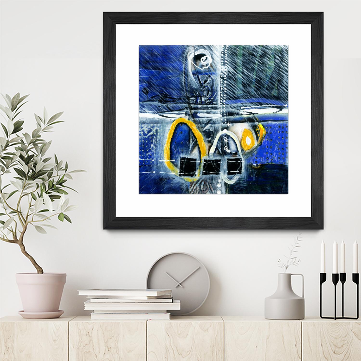 À déglacer by Sylvie Cloutier on GIANT ART - yellow abstract