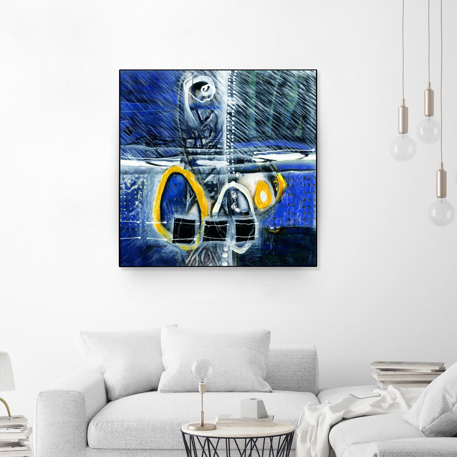 À déglacer by Sylvie Cloutier on GIANT ART - yellow abstract