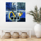 À déglacer by Sylvie Cloutier on GIANT ART - blue abstract