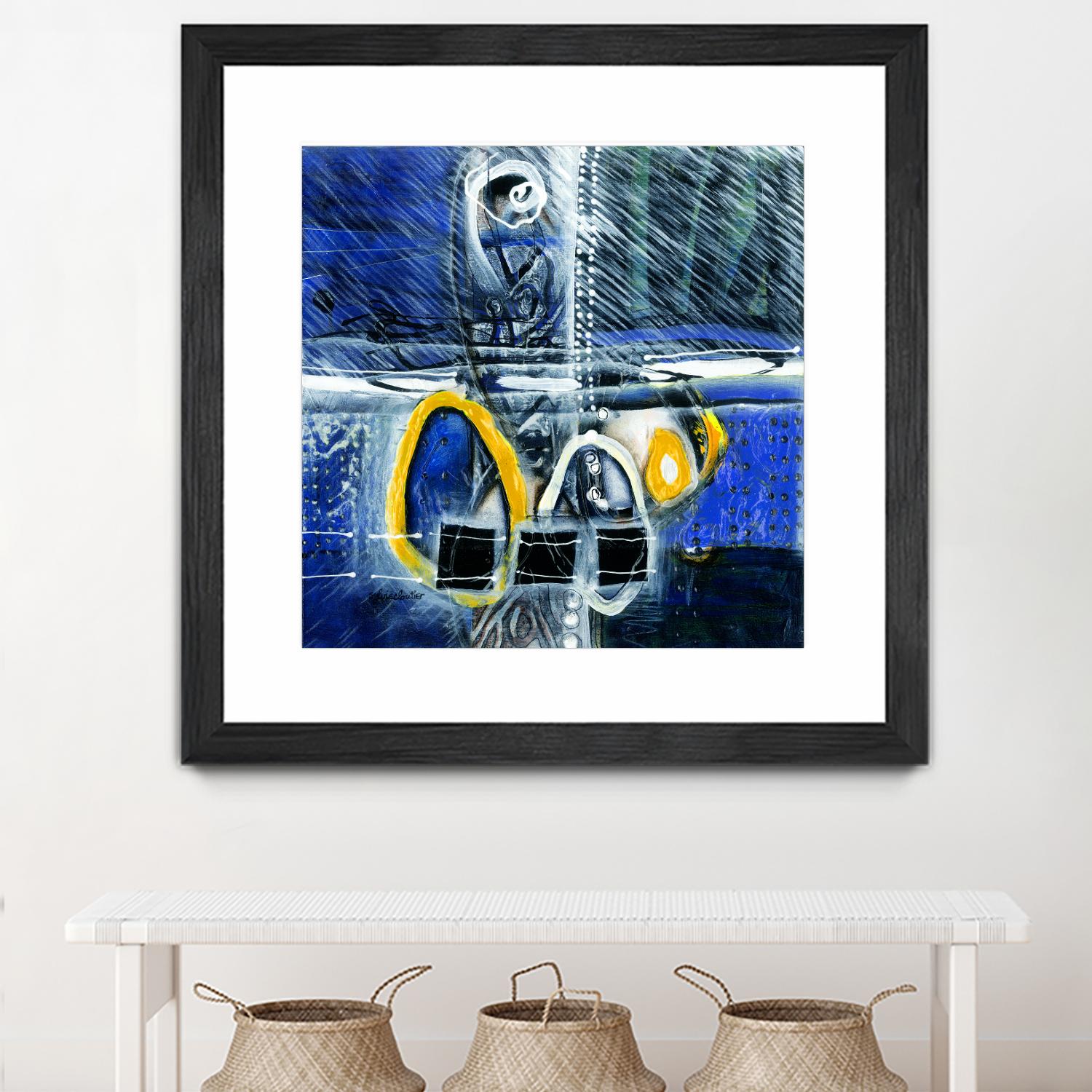 À déglacer by Sylvie Cloutier on GIANT ART - yellow abstract