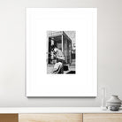 Receiver by Gill Alexander on GIANT ART - white black & white