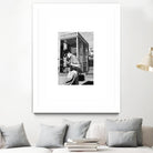 Receiver by Gill Alexander on GIANT ART - white black & white