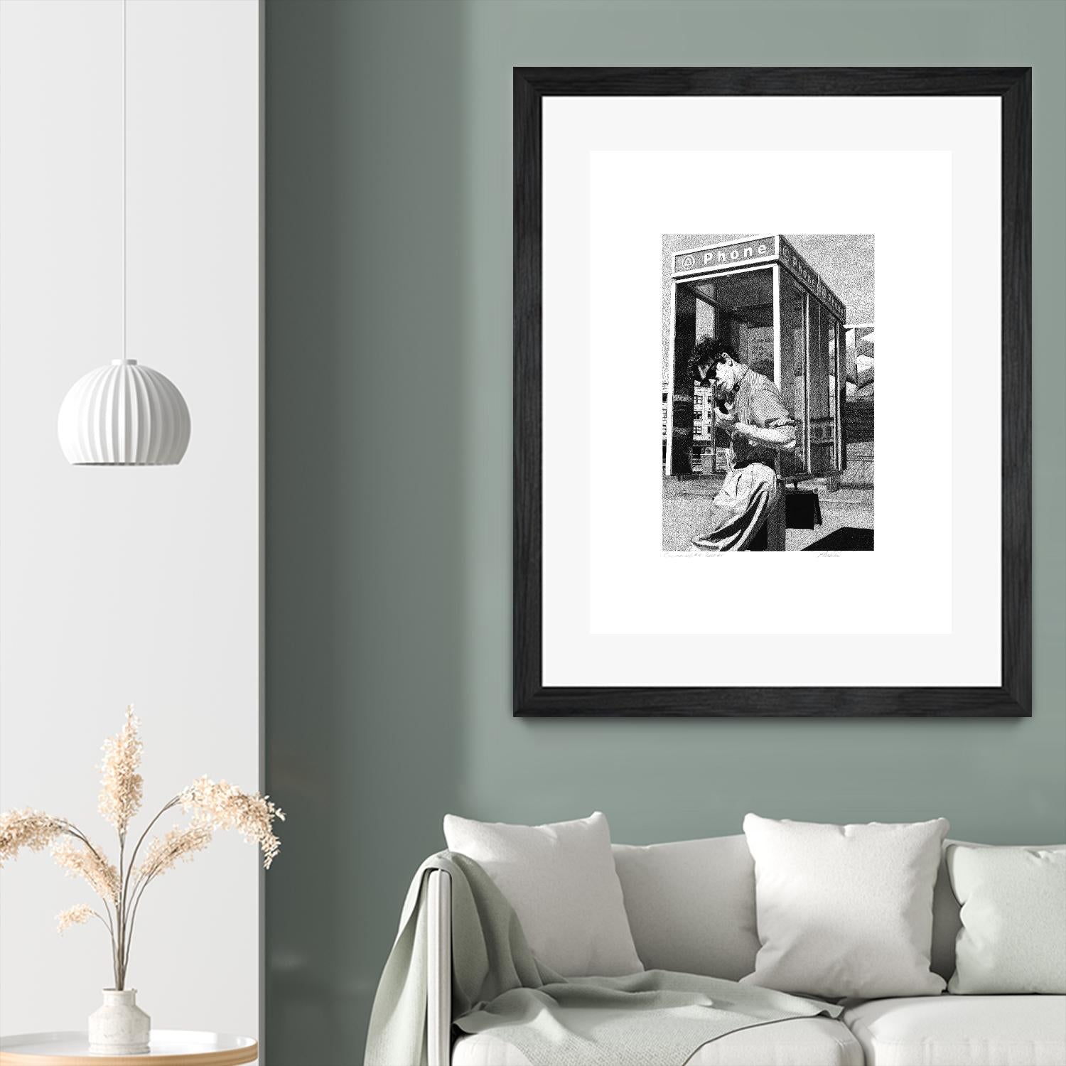 Receiver by Gill Alexander on GIANT ART - white black & white