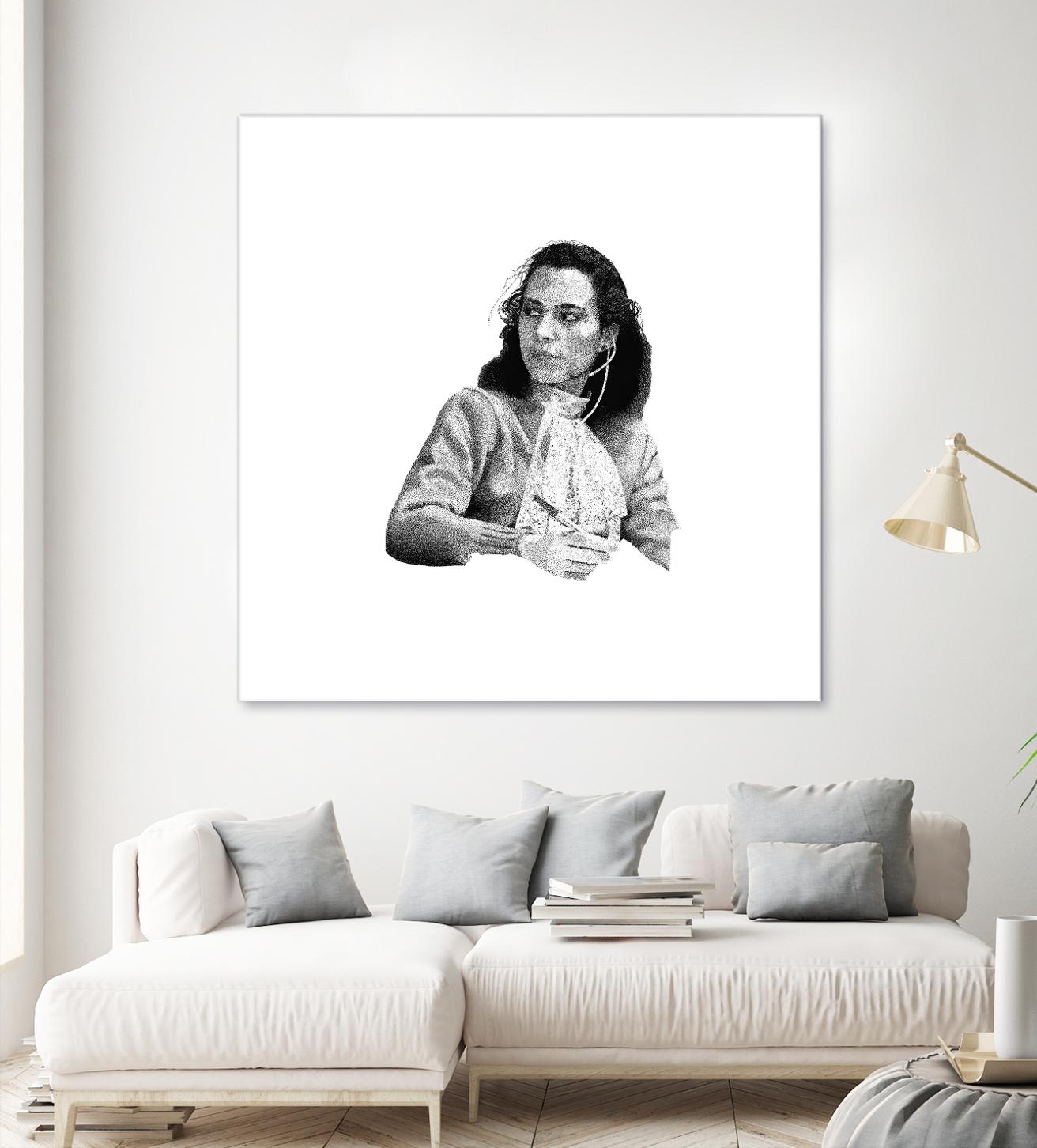 Reception by Gill Alexander on GIANT ART - white men and women