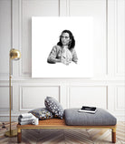 Reception by Gill Alexander on GIANT ART - white black & white