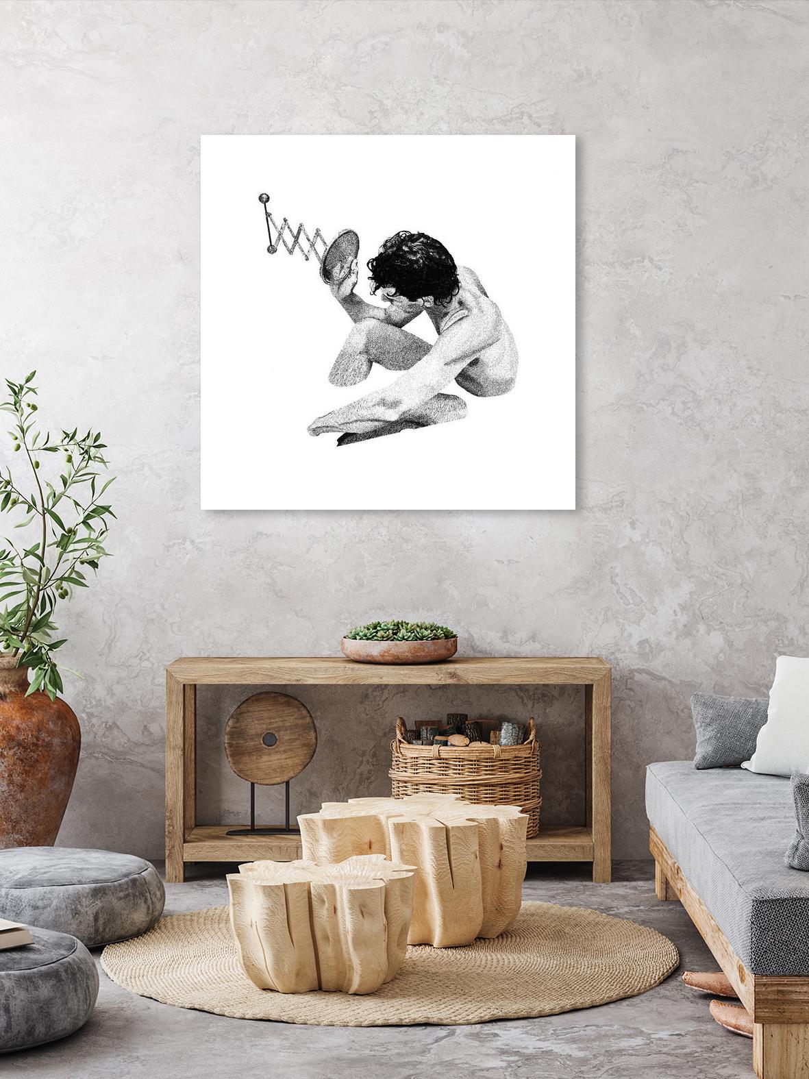 Rejection by Gill Alexander on GIANT ART - white black & white