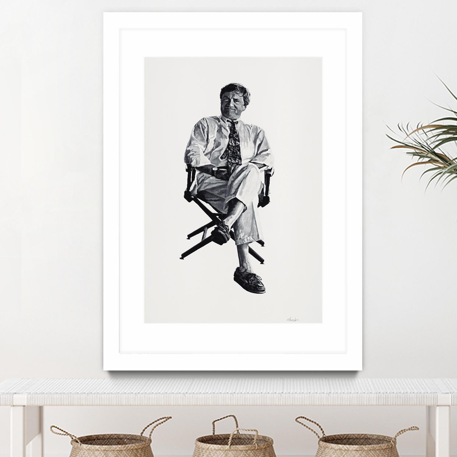 Periwinkle by Gill Alexander on GIANT ART - white black & white homme