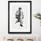 Periwinkle by Gill Alexander on GIANT ART - white black & white homme