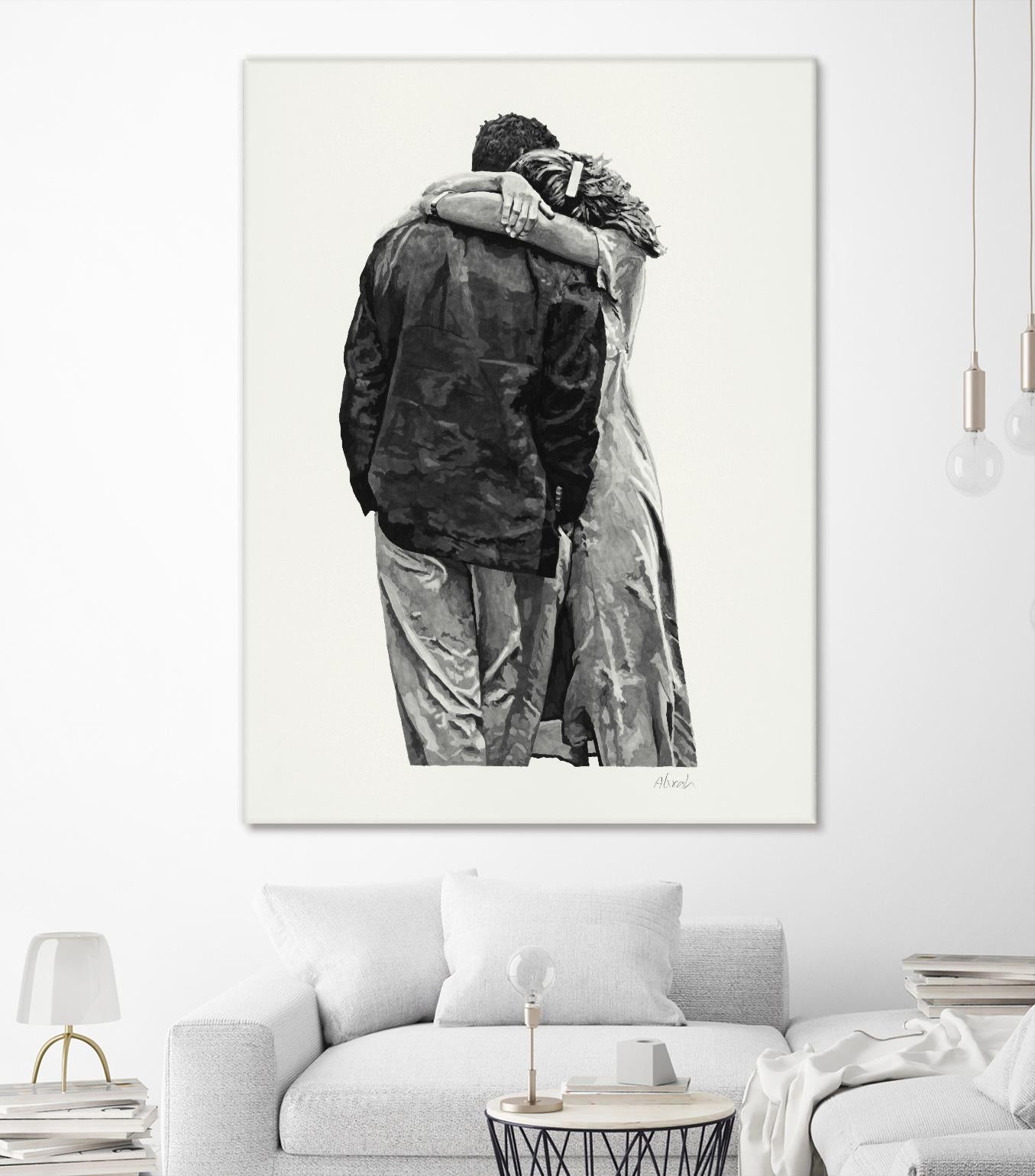 Peter & Rebecca by Gill Alexander on GIANT ART - white men and women