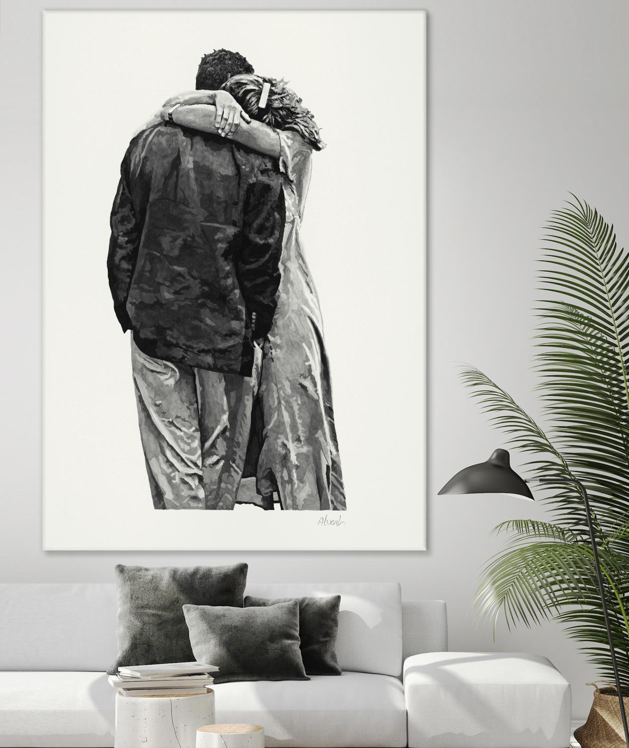 Peter & Rebecca by Gill Alexander on GIANT ART - white men and women