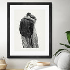 Peter & Rebecca by Gill Alexander on GIANT ART - white black & white couple