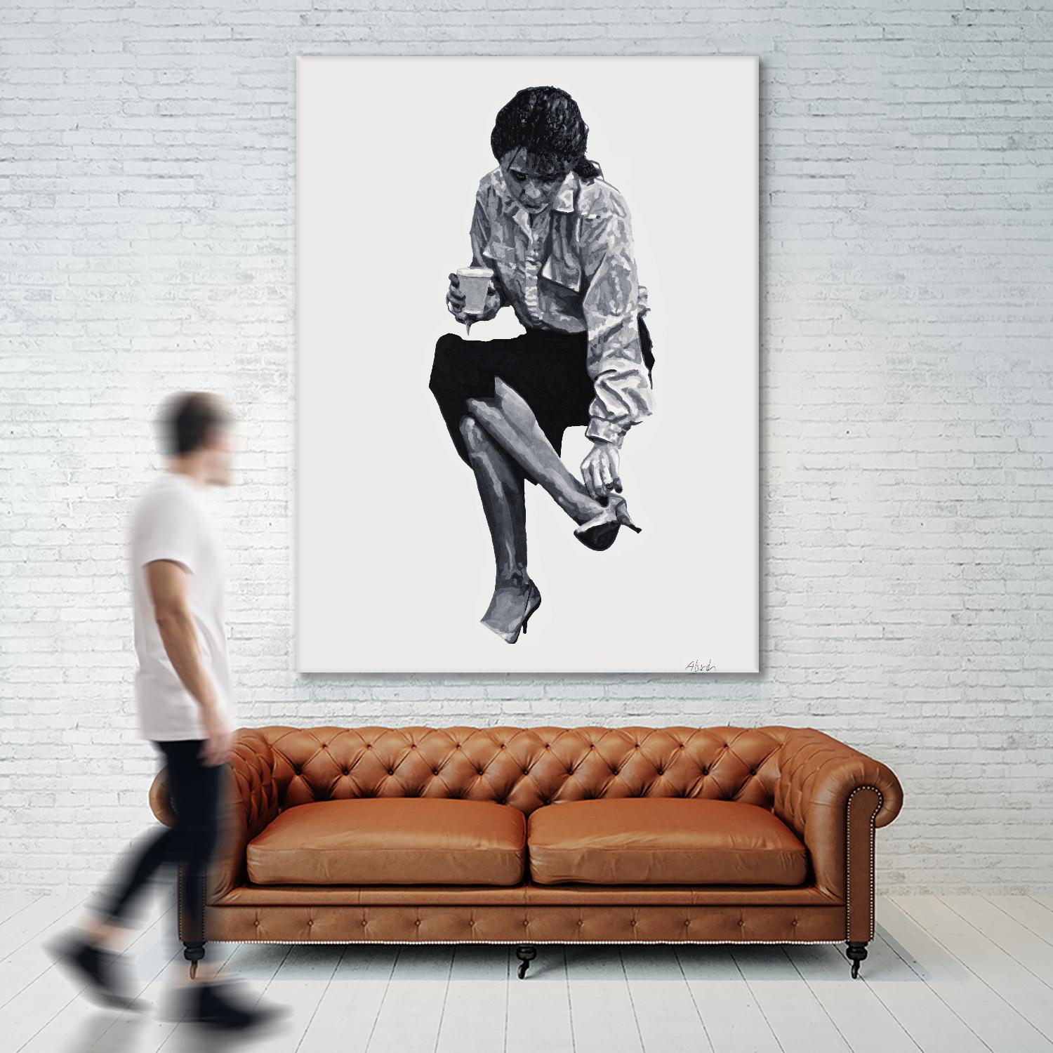 Annie by Gill Alexander on GIANT ART - white men and women