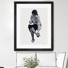 Annie by Gill Alexander on GIANT ART - white black & white woman