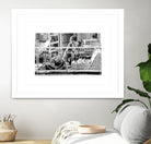 Grill by Gill Alexander on GIANT ART - white black & white