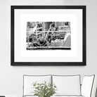 Grill by Gill Alexander on GIANT ART - white black & white