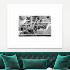 Grill by Gill Alexander on GIANT ART - white black & white